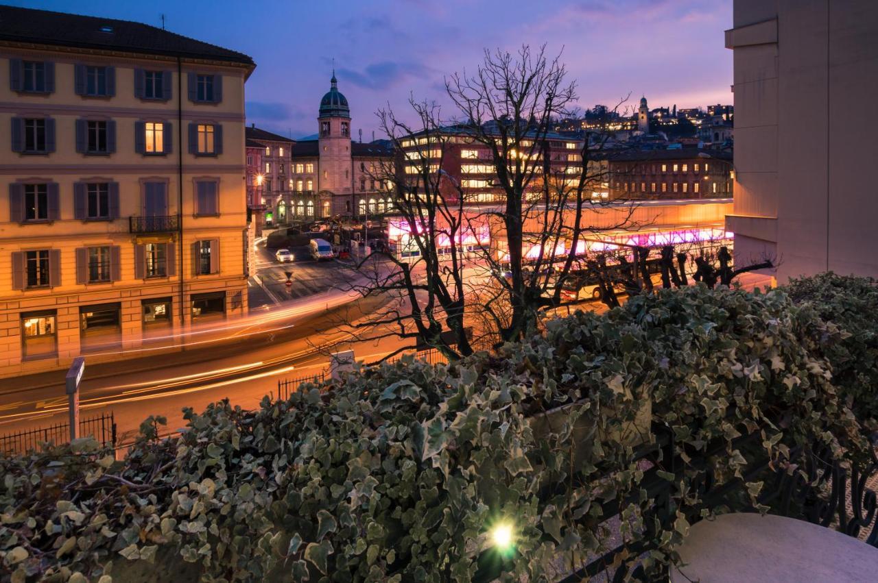 Hotel Zurigo Downtown Лугано Экстерьер фото